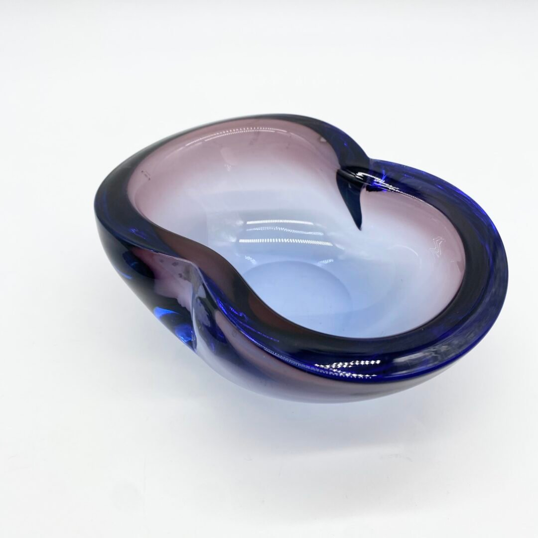 CENDRIER "BLUE VELVET"/  MURANO SOMMERSO – 1960-70s – Image 8