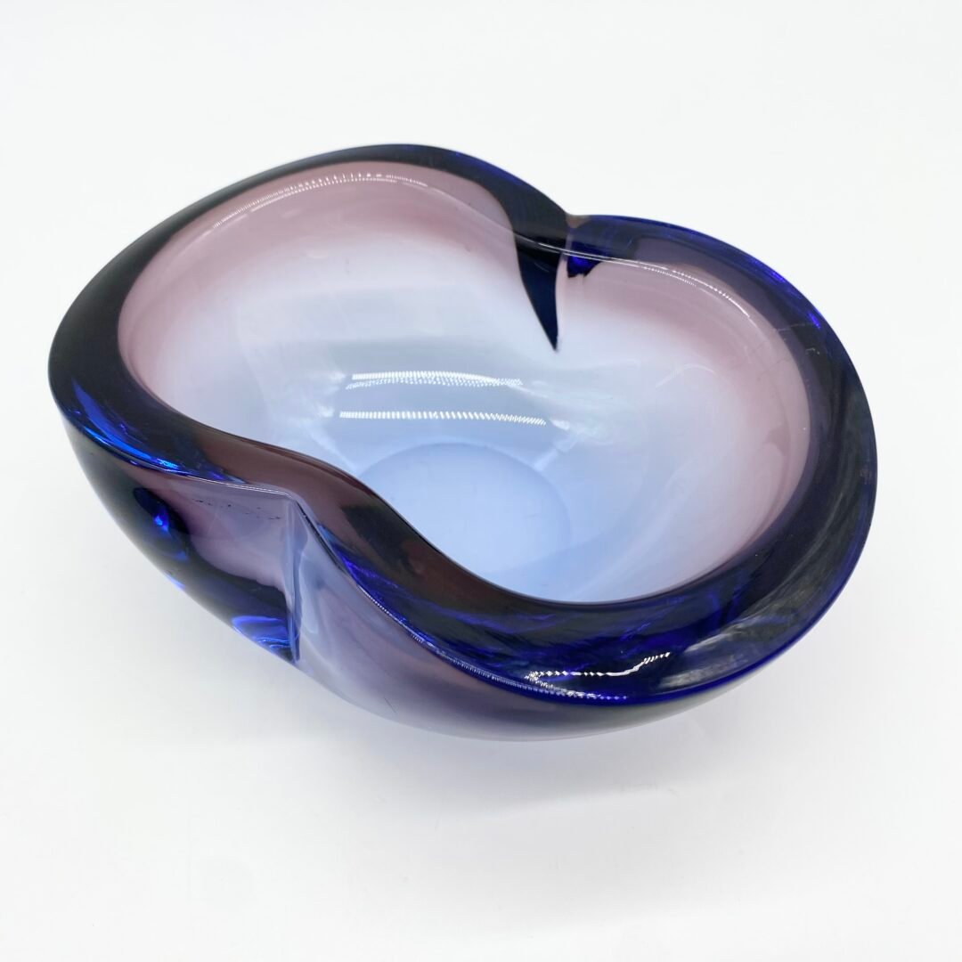 CENDRIER "BLUE VELVET"/  MURANO SOMMERSO – 1960-70s
