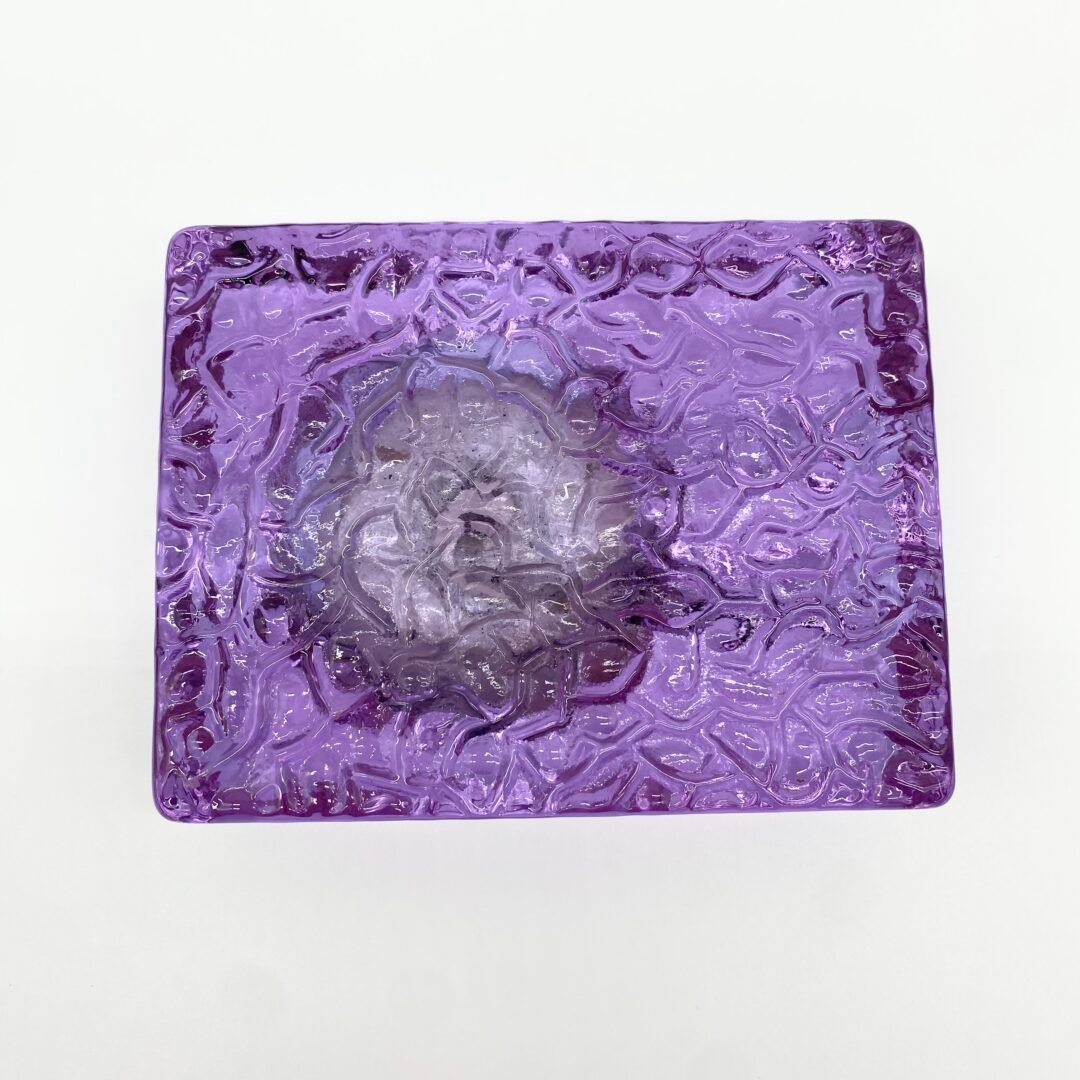 CENDRIER "VIOLET MURANO & SILVER", 1970s – Image 15