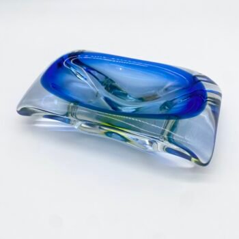 CENDRIER "FLUO SOMMERSO" – MURANO, 1970s
