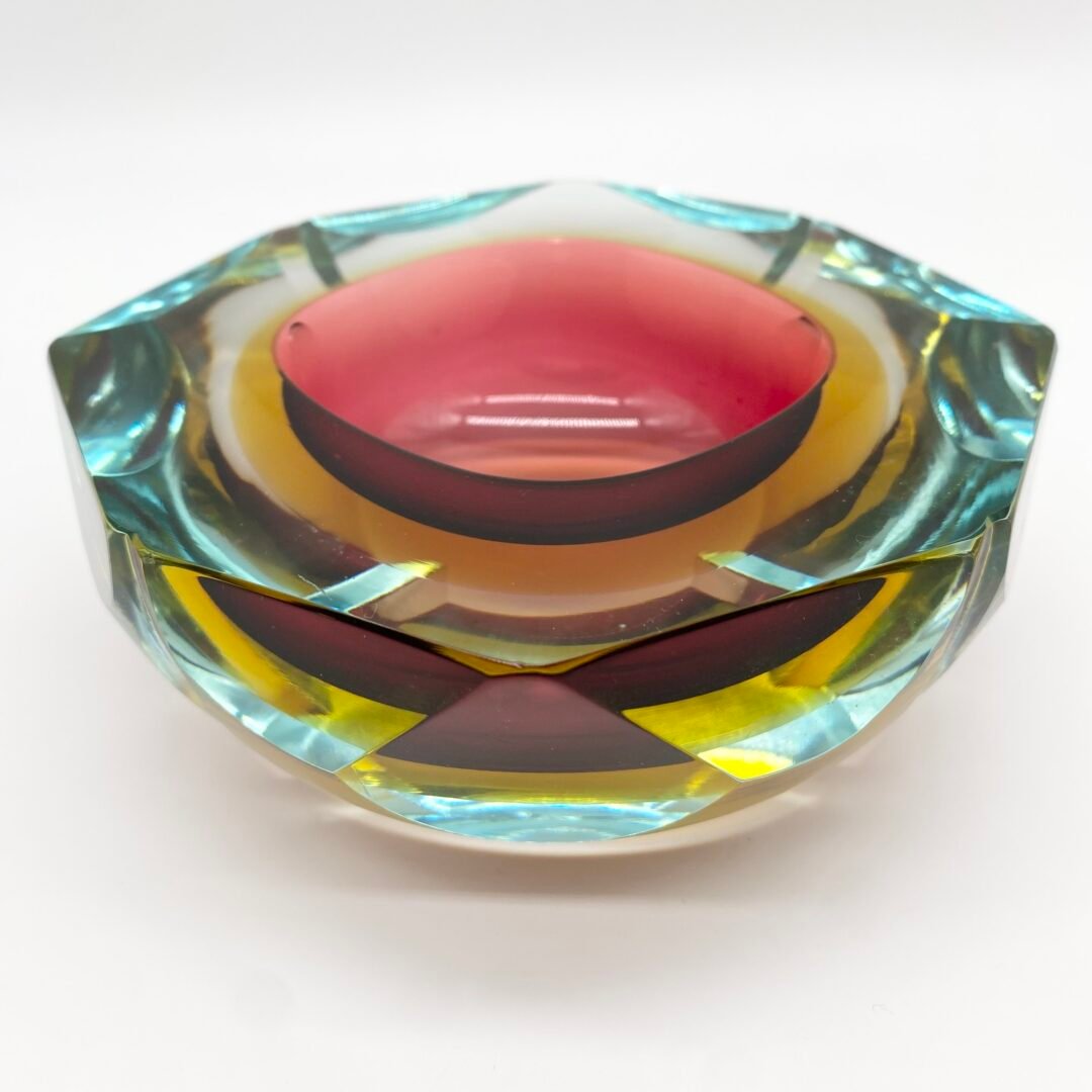 CENDRIER "RAINBOW SOMMERSO" / MURANO, 1960s