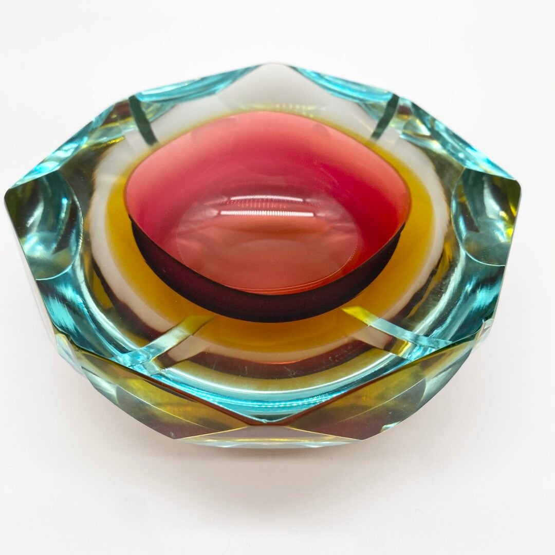 CENDRIER "RAINBOW SOMMERSO" / MURANO, 1960s – Image 11