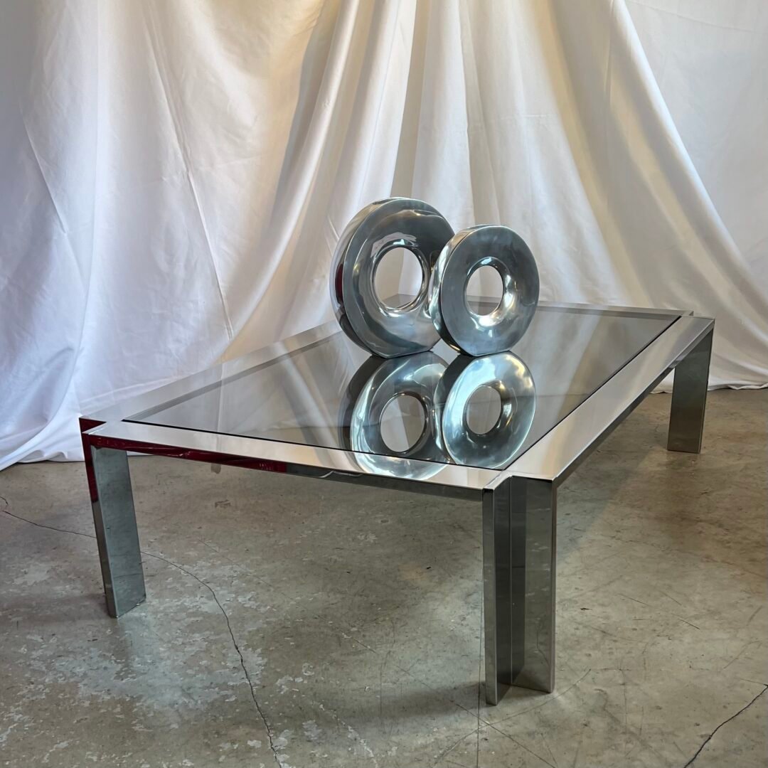 TABLE BASSE "MIROIR", 1970s – Image 6