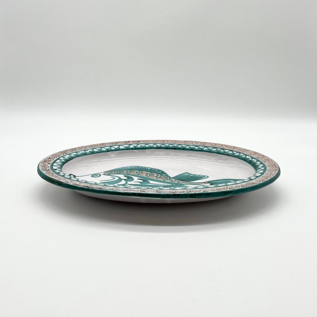 PLAT OVALE ROBERT PICAULT – MOTIF POISSON, 1950 – Image 4
