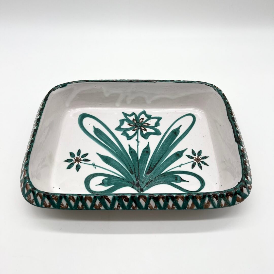GRAND PLAT "FLEURS" ROBERT PICAULT, 1950s