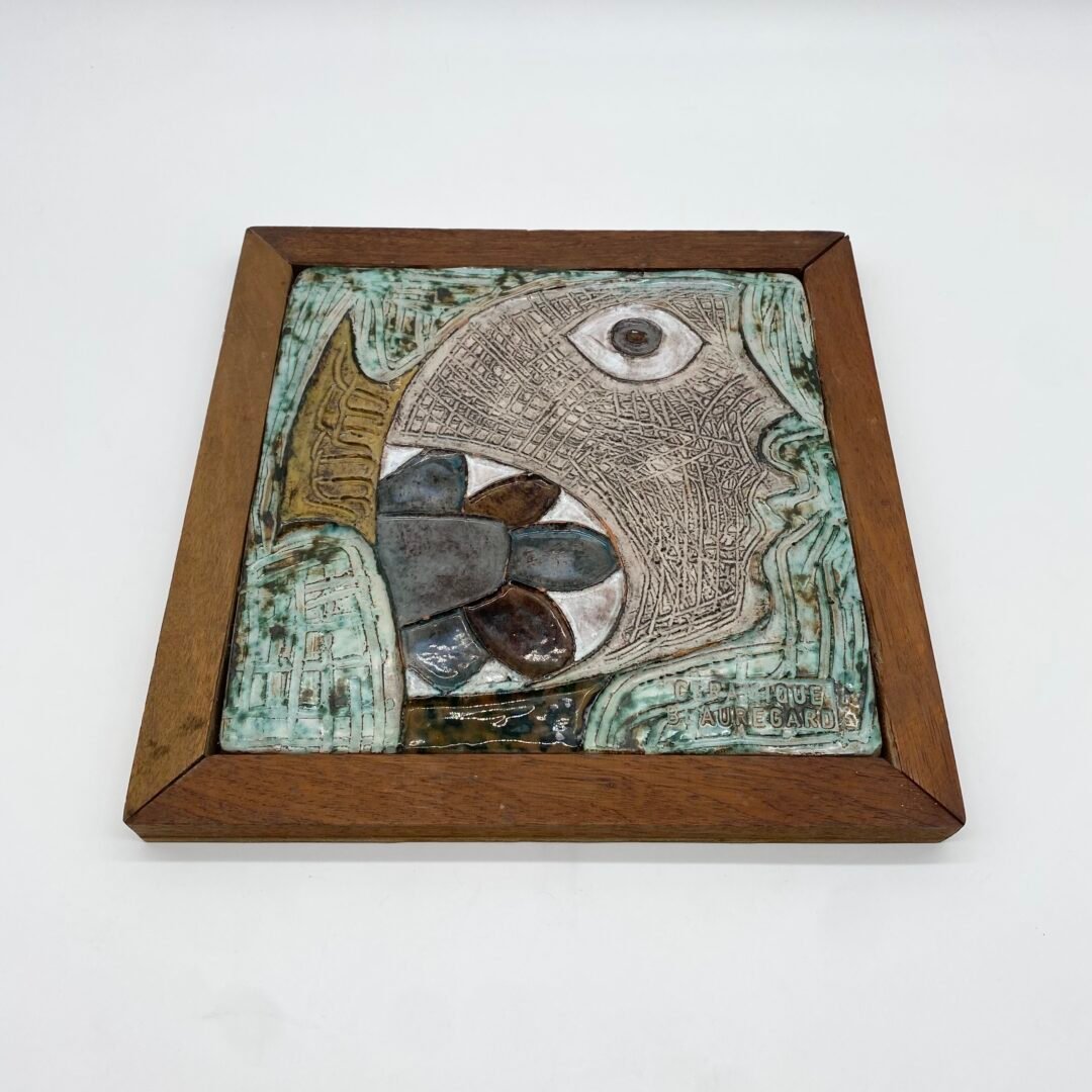 CÉRAMIQUE MURALE ANTHROPOMORPHE, "BEAUREGARD", 1960s – Image 6