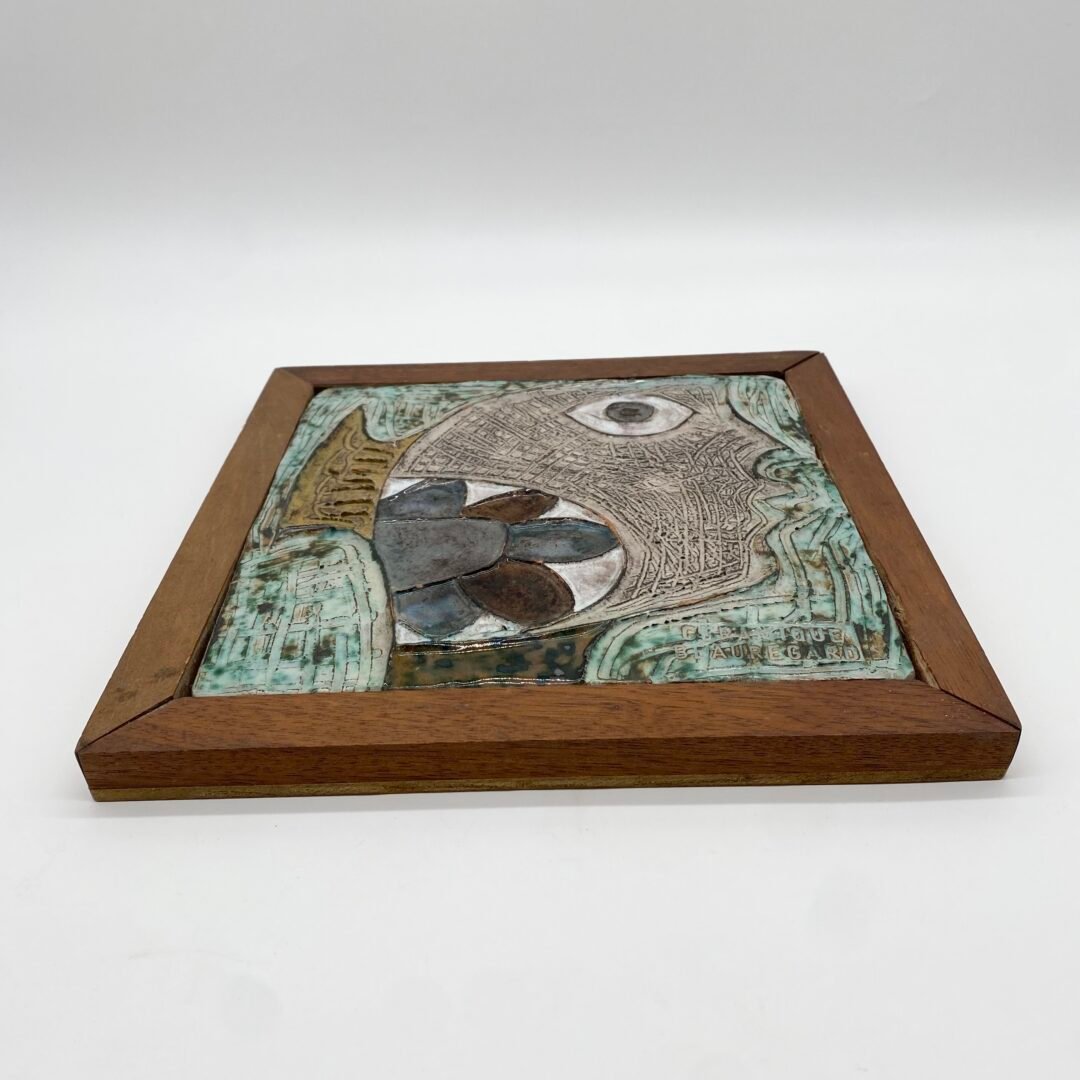 CÉRAMIQUE MURALE ANTHROPOMORPHE, "BEAUREGARD", 1960s – Image 8