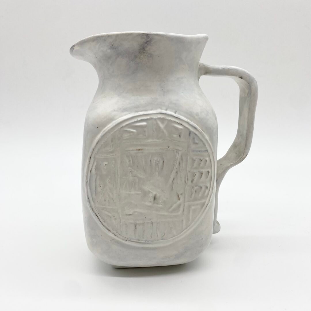 PICHET CÉRAMIQUE ÉMAILLÉE VALLAURIS, 1960s – Image 3
