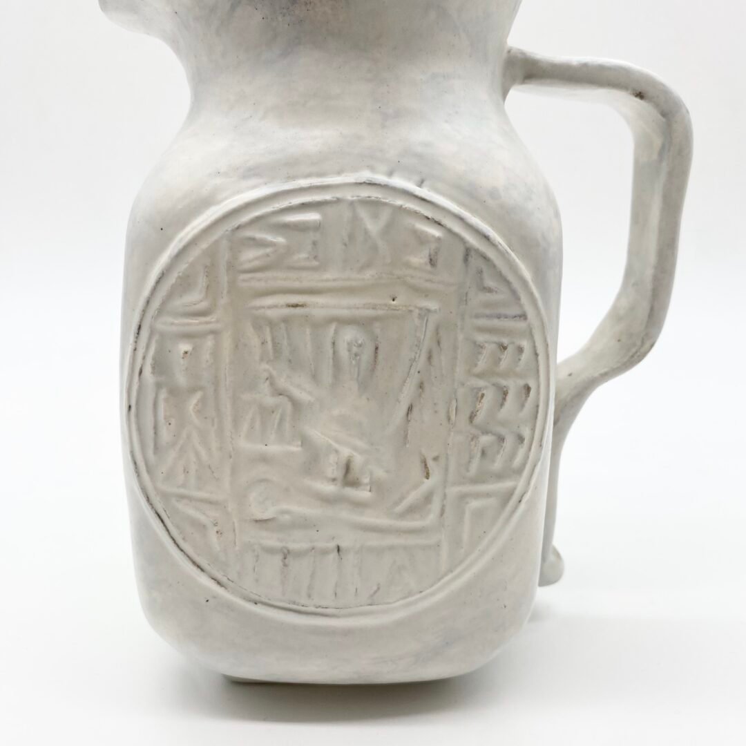 PICHET CÉRAMIQUE ÉMAILLÉE VALLAURIS, 1960s – Image 7