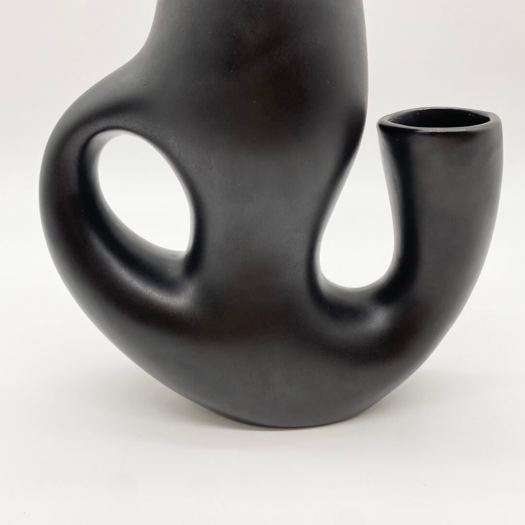 VASE "REVERNAY" CÉRAMIQUE NOIRE, 1950s – Image 9