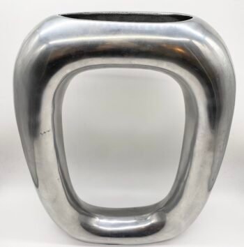 BIG VASE “DONUTS” XXL / FONTE D’ALUMINIUM, 1970s