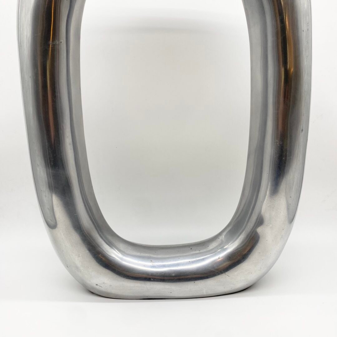 BIG VASE “DONUTS” XXL / FONTE D’ALUMINIUM, 1970s – Image 6