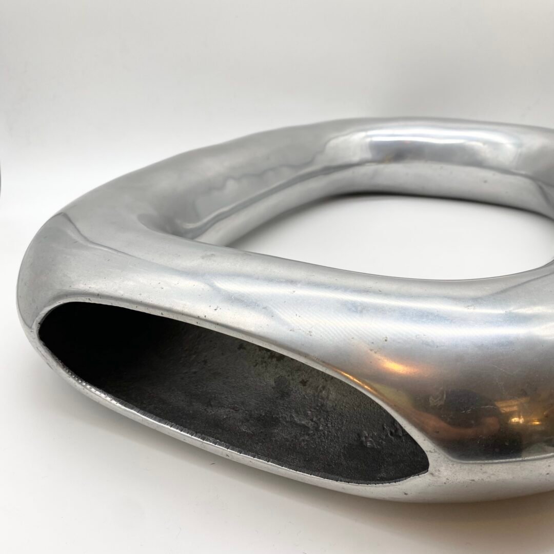BIG VASE “DONUTS” XXL / FONTE D’ALUMINIUM, 1970s – Image 11
