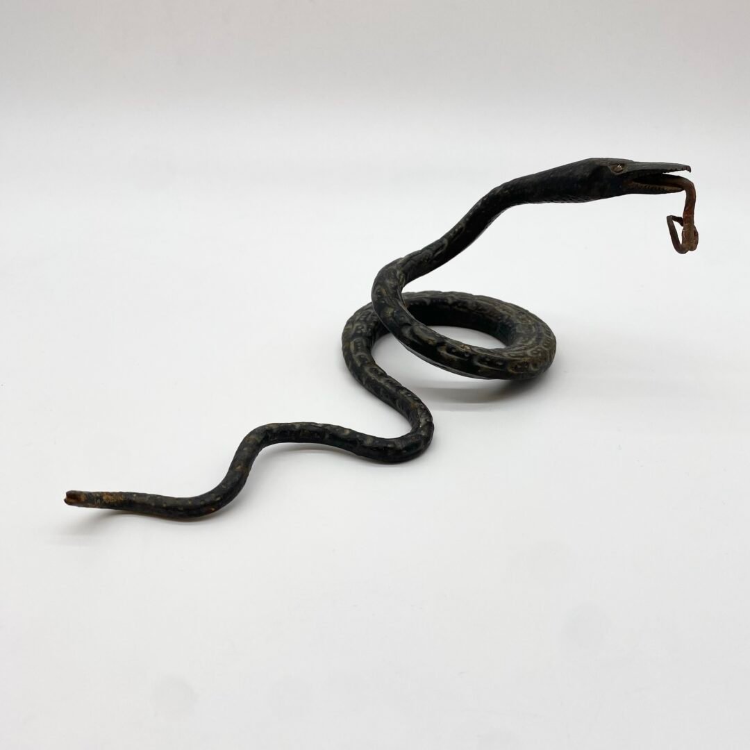 SCULPTURE SERPENT EN FER FORGÉ, 1950s – Image 3