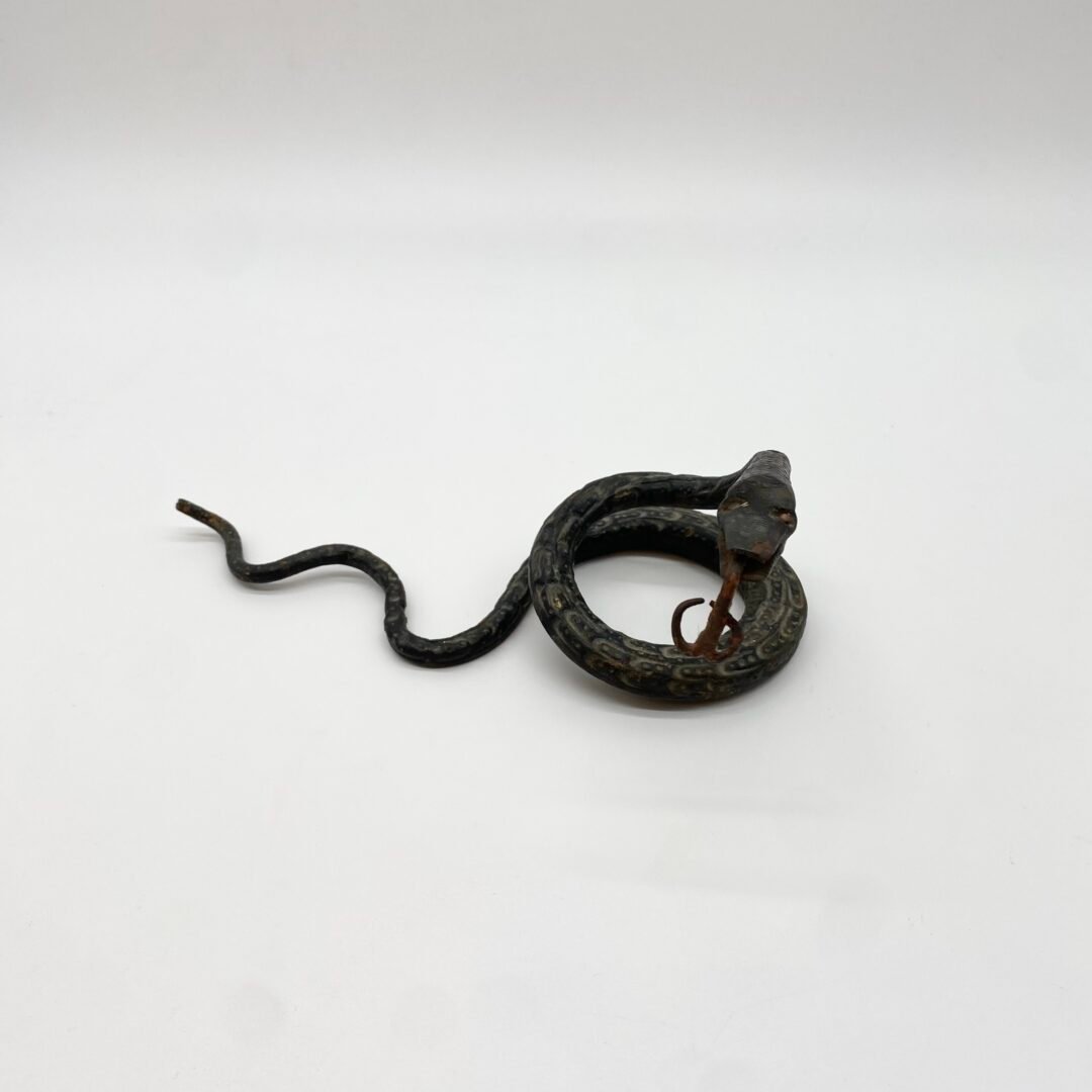 SCULPTURE SERPENT EN FER FORGÉ, 1950s – Image 9