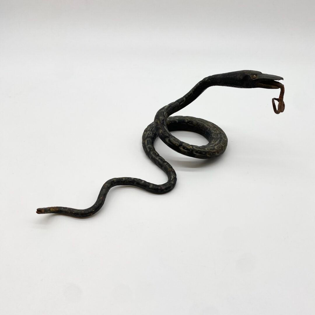 SCULPTURE SERPENT EN FER FORGÉ, 1950s