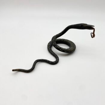 SCULPTURE SERPENT EN FER FORGÉ, 1950s