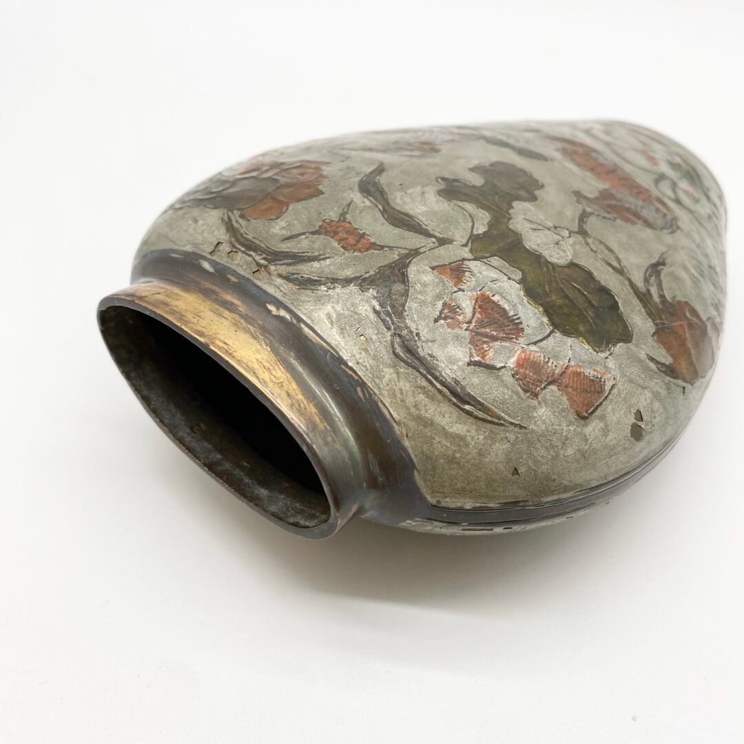VASE "MEIJI" LAITON CLOISONNÉ, 1900s – Image 10