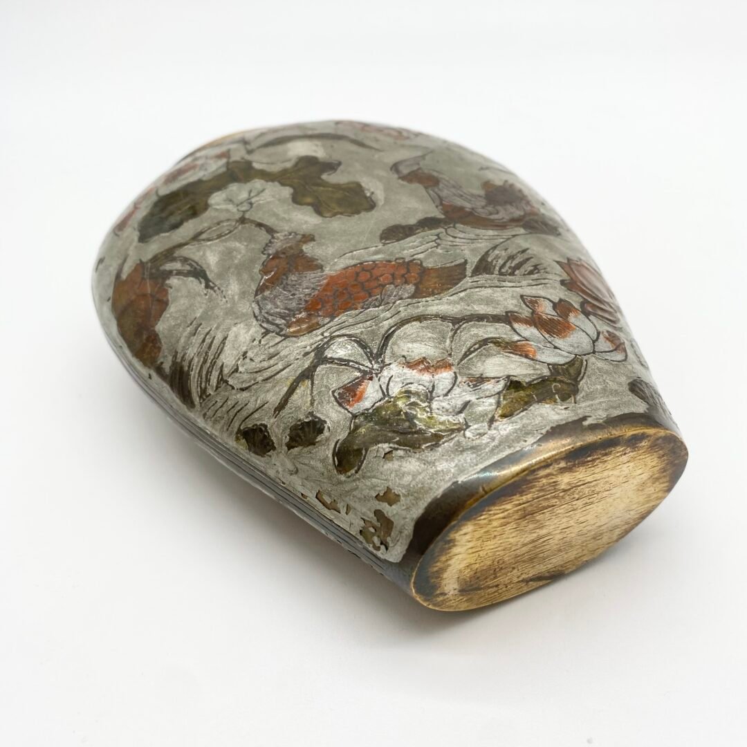 VASE "MEIJI" LAITON CLOISONNÉ, 1900s – Image 11