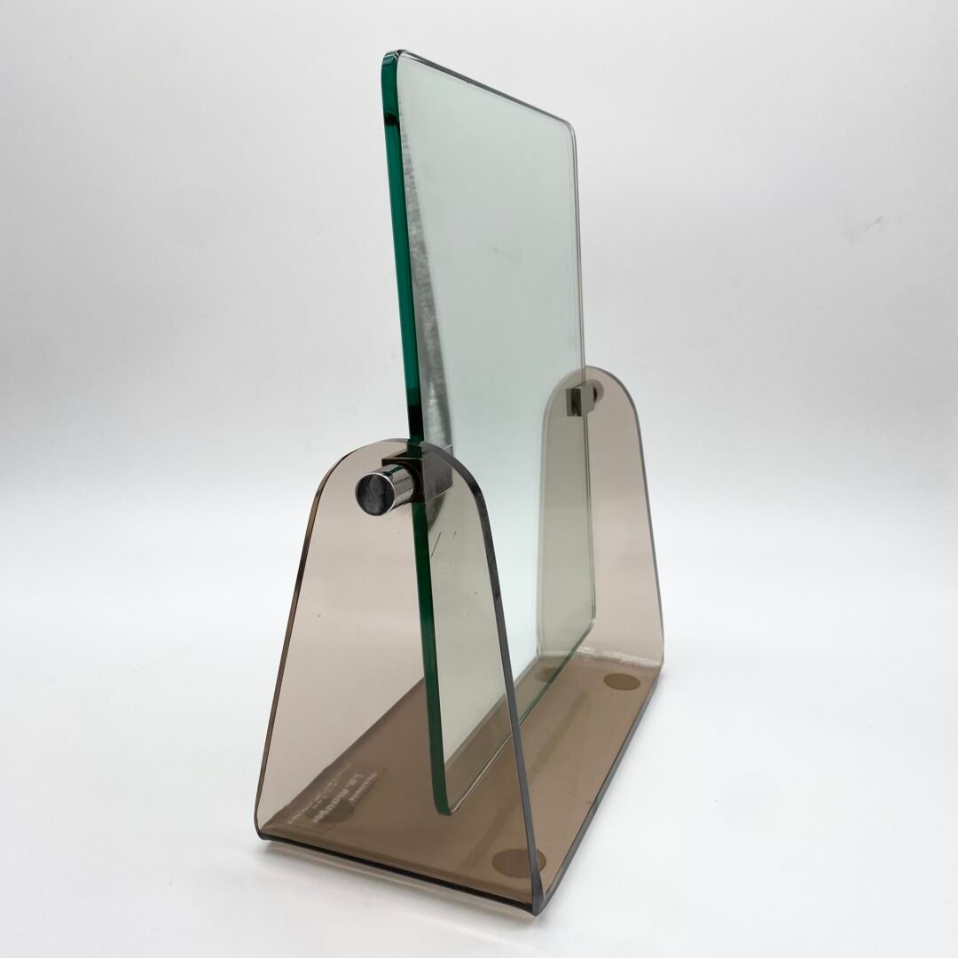 MIROIR PLEXI FUMÉ — CRÉATION J.P. MAUGER, 1970s – Image 3