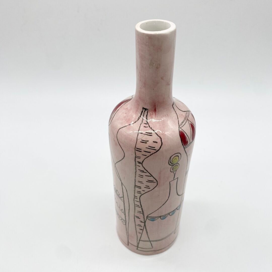 VASE "BOUTEILLE" CÉRAMIQUE, PRATO ITALY 1960s – Image 10