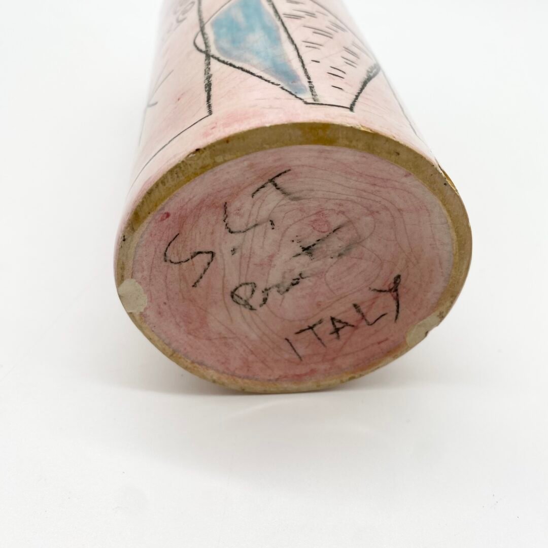 VASE "BOUTEILLE" CÉRAMIQUE, PRATO ITALY 1960s – Image 13