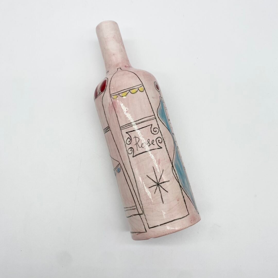 VASE "BOUTEILLE" CÉRAMIQUE, PRATO ITALY 1960s – Image 3
