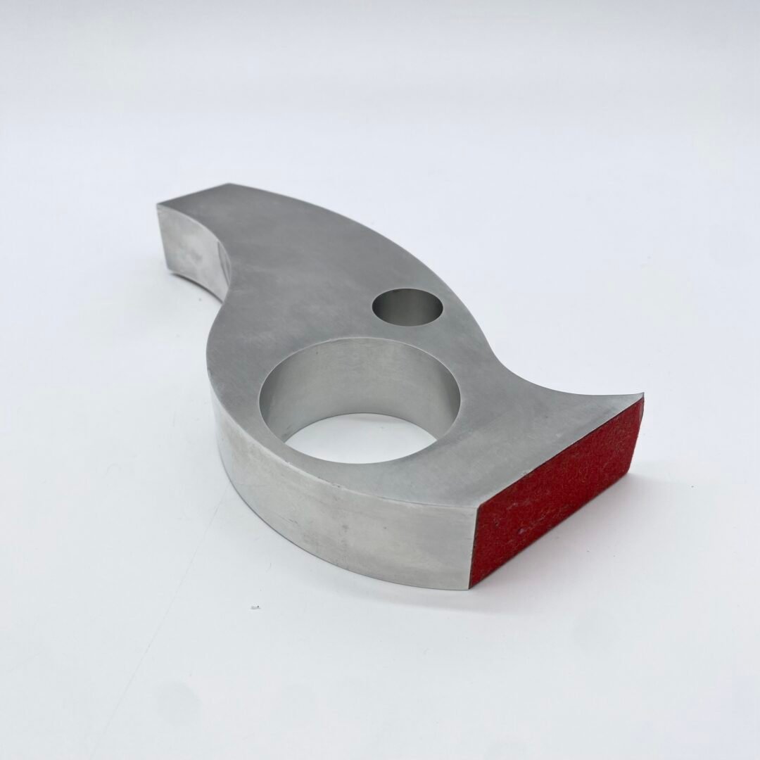 BOUGEOIR / VASE "SPAGE AGE" ALU BROSSÉ, 1970s – Image 2