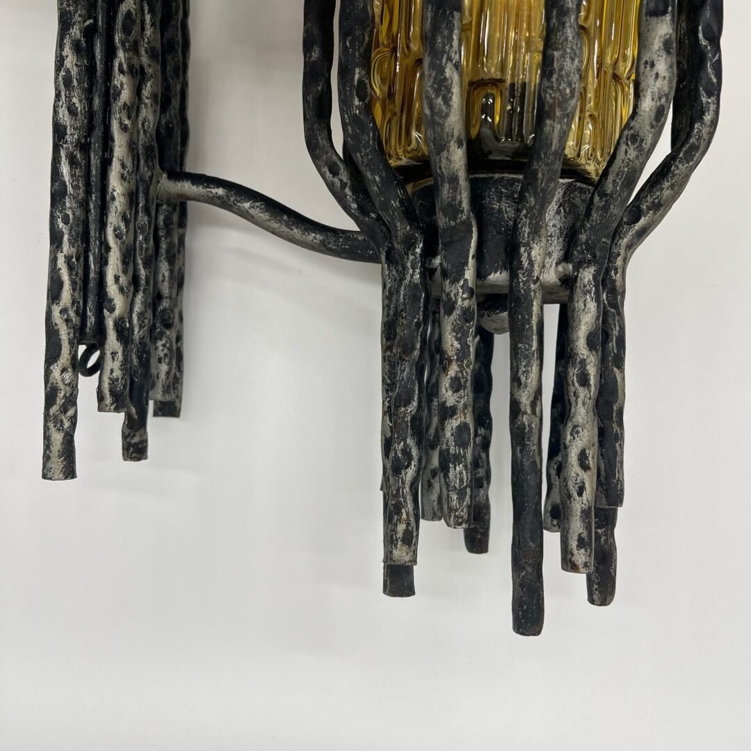 PAIRE D’APPLIQUES BRUTALISTES PAR "MARCELLO FANTONI", 1960s – Image 20