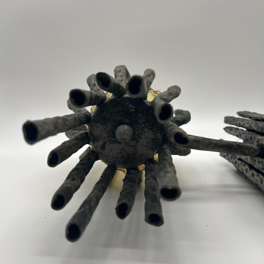 PAIRE D’APPLIQUES BRUTALISTES PAR "MARCELLO FANTONI", 1960s – Image 21