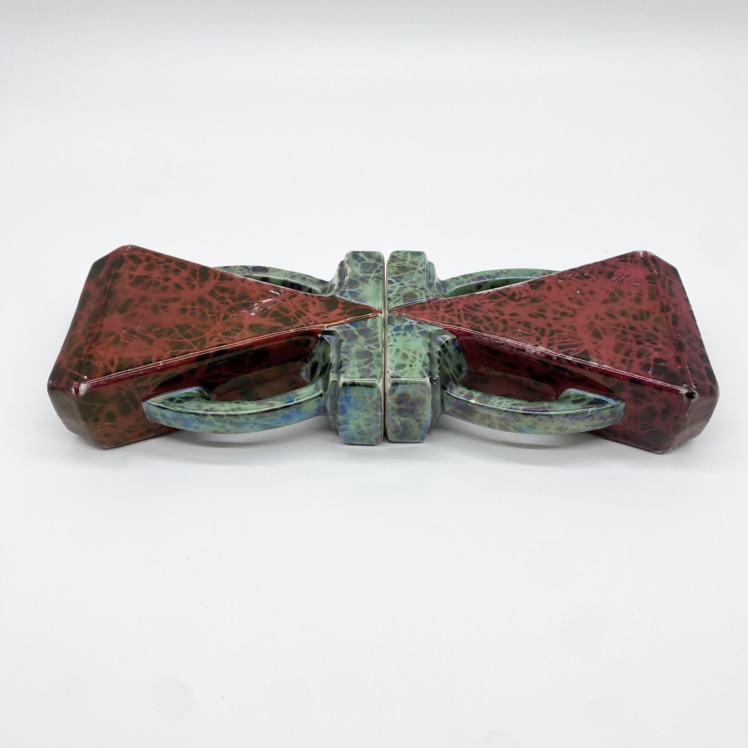 PAIRE DE VASES ART DÉCO – "MAJOLIQUE WASMÜEL", 1930s – Image 8