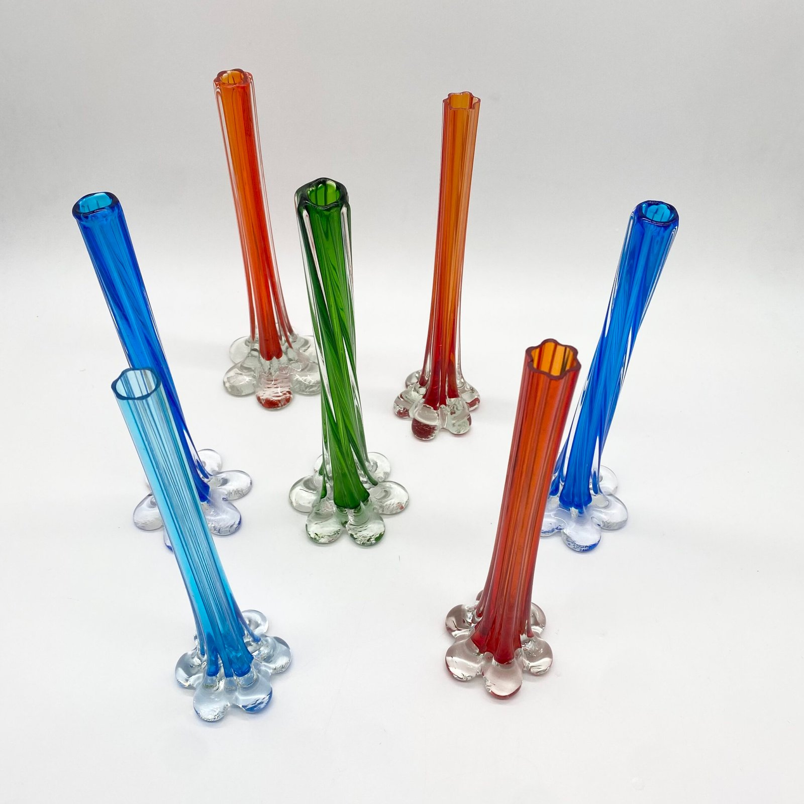 SOLIFLORE "BLU" VERRE DE MURANO – 1960s – Image 10