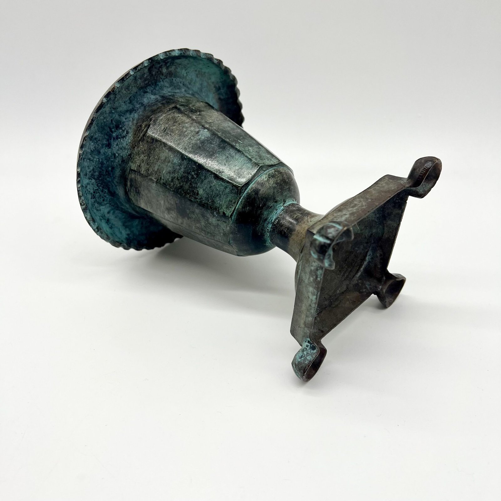 PAIRE DE VASES "MÉDICIS" VERT-DE-GRIS – 1950s – Image 6