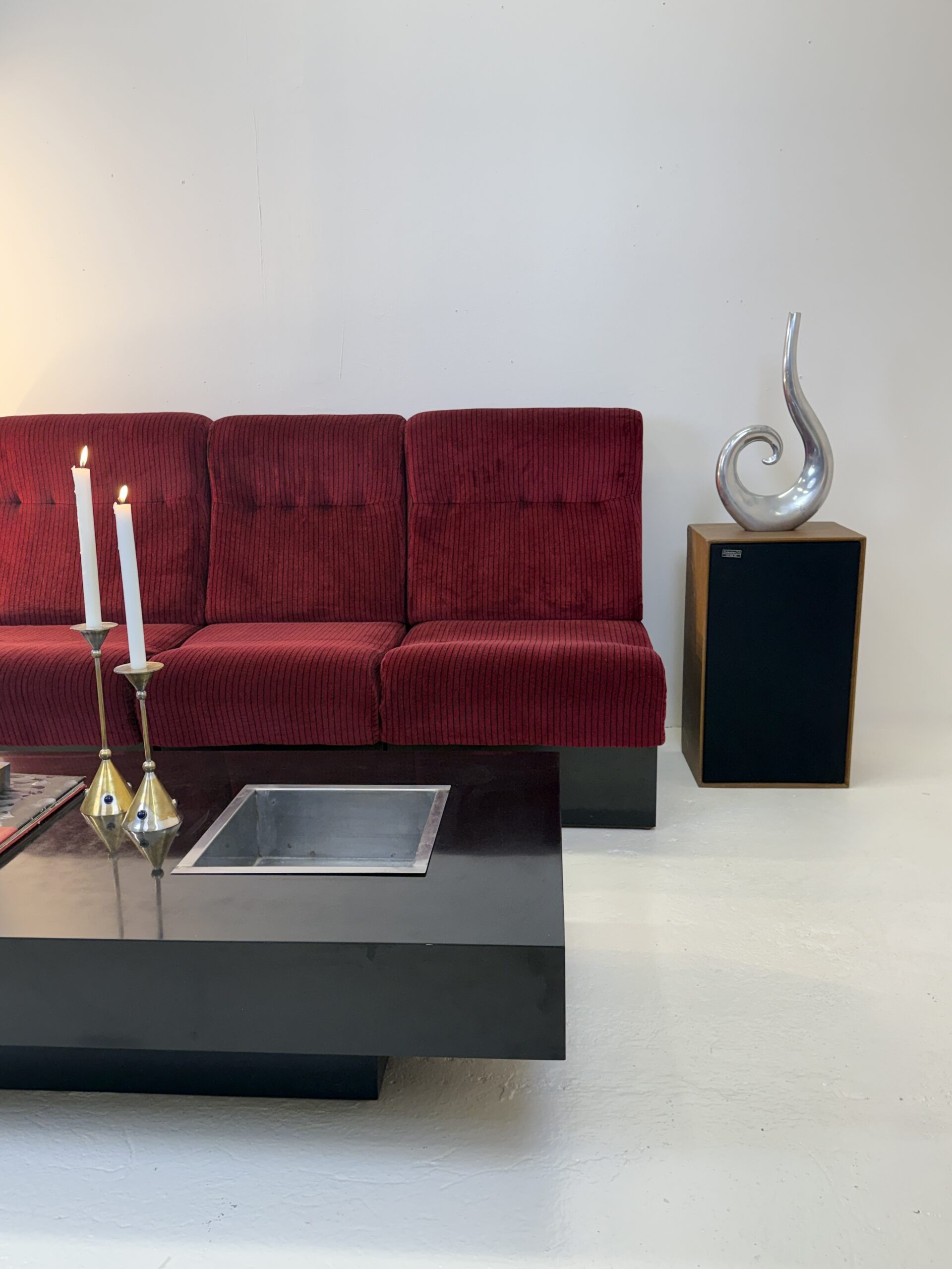 CANAPÉ MODULABLE "CINEMA", 3 CHAUFFEUSES — ITALIE, 1970s – Image 10