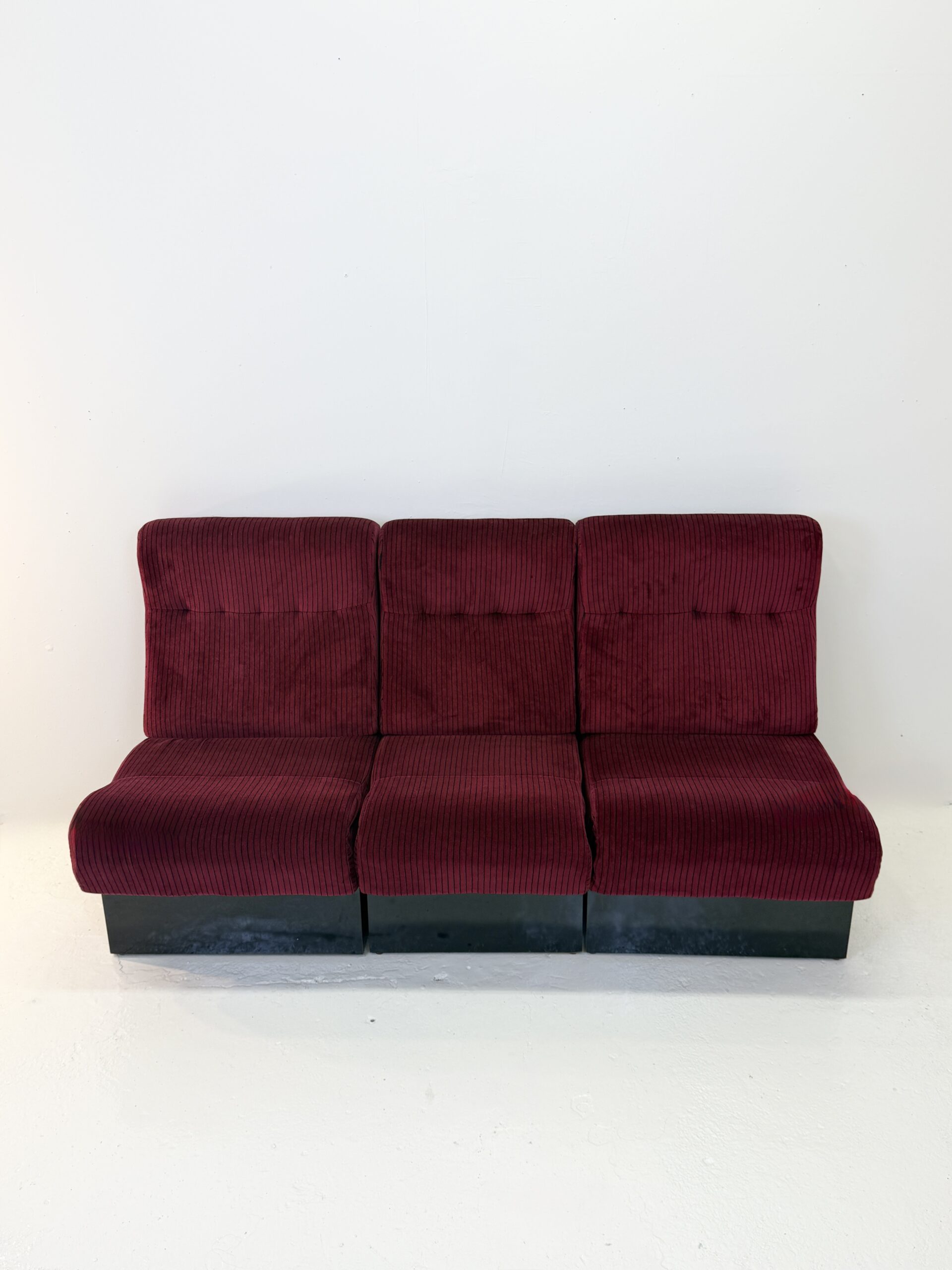 CANAPÉ MODULABLE "CINEMA", 3 CHAUFFEUSES — ITALIE, 1970s – Image 15