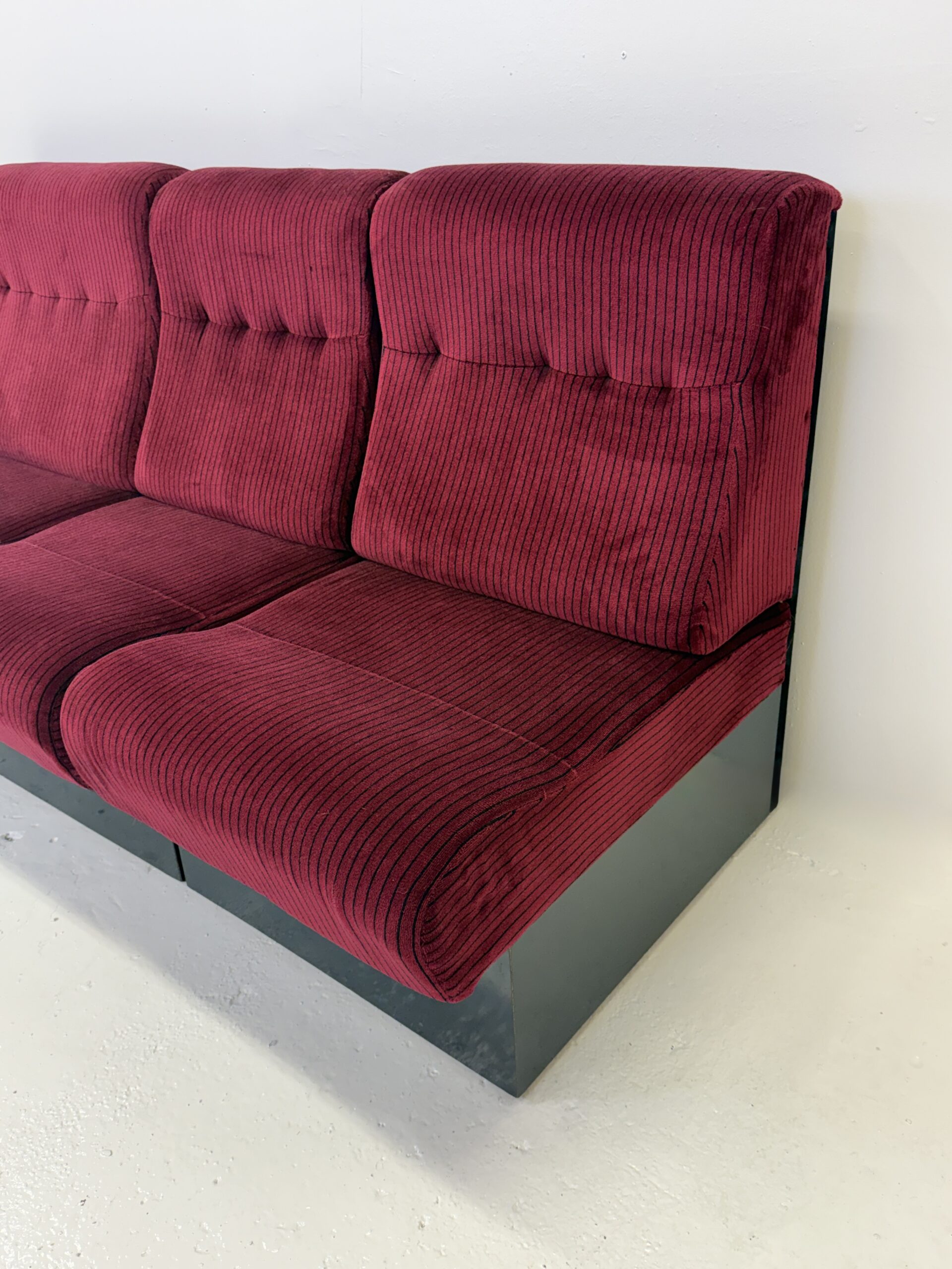 CANAPÉ MODULABLE "CINEMA", 3 CHAUFFEUSES — ITALIE, 1970s – Image 16